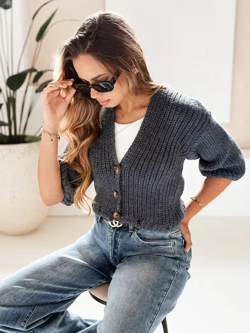 Women's blue sweater Lorel