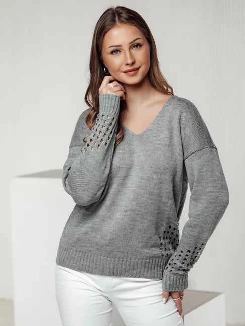 Women's gray sweater Armin