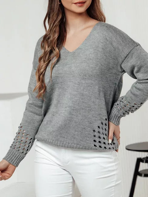 Women's gray sweater Armin