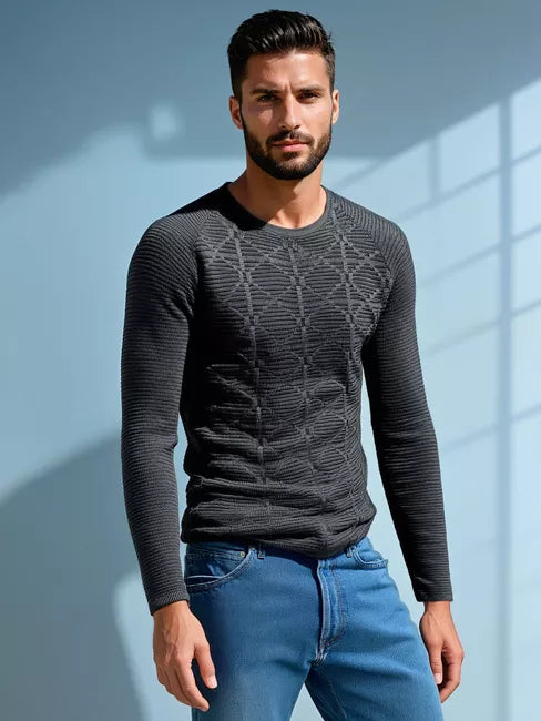 Men's dark gray sweater Zuma