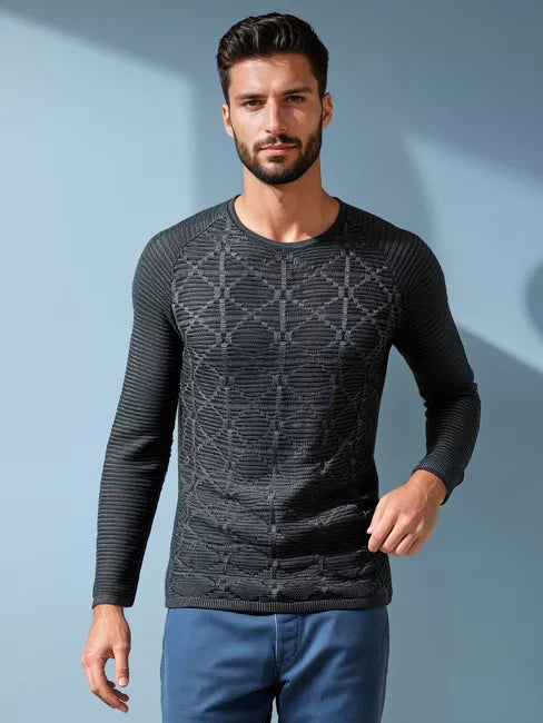 Men's dark gray sweater Zuma