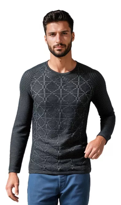Men's dark gray sweater Zuma