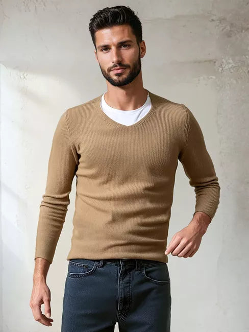 Men's brown sweater Sandy