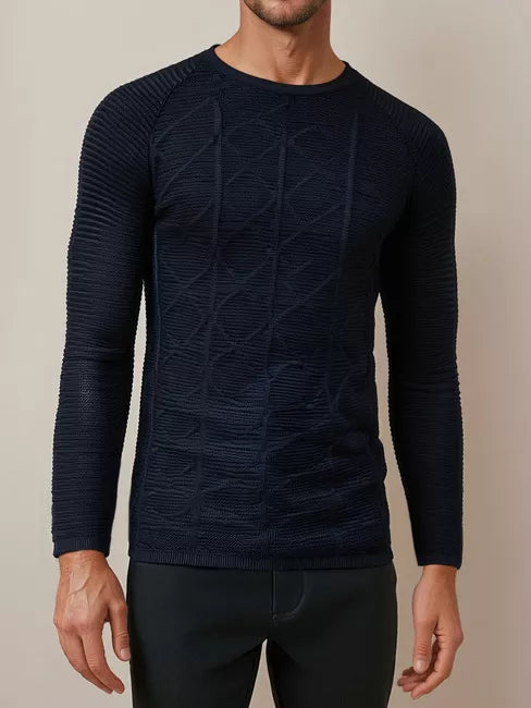 Men's navy blue sweater Zuma
