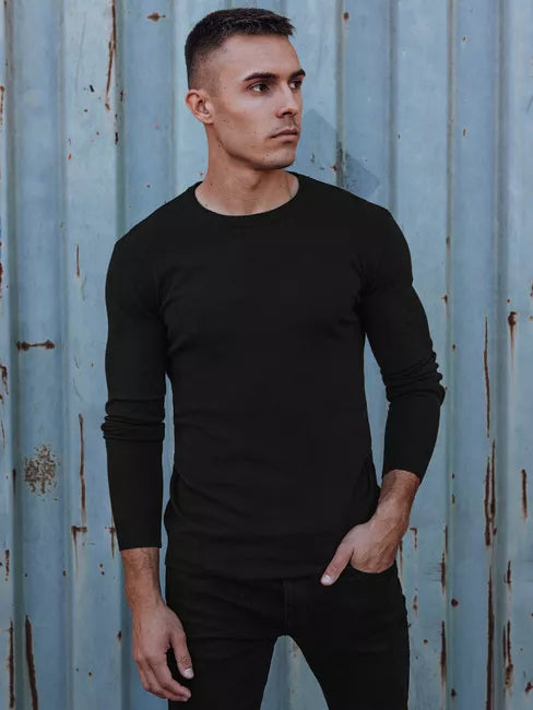 Men's black sweater Mika