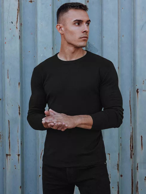 Men's black sweater Mika