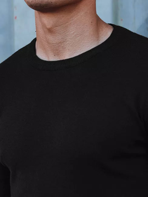 Men's black sweater Mika