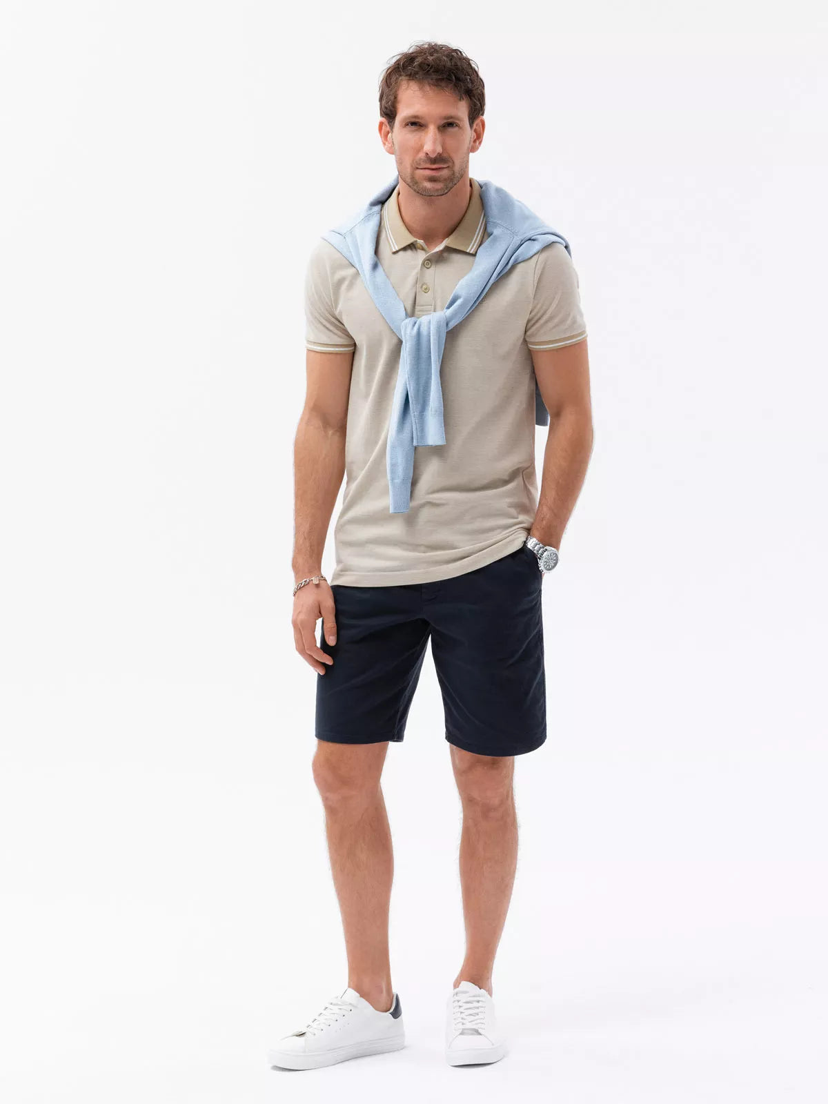 Polo shirt brown Poli