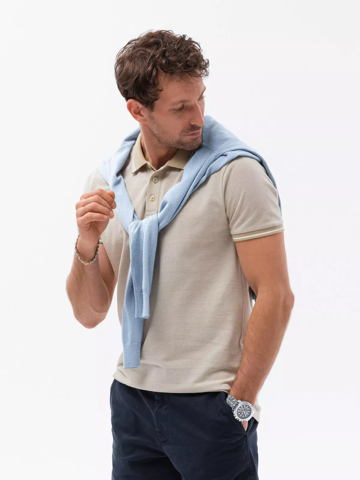 Polo shirt brown Poli