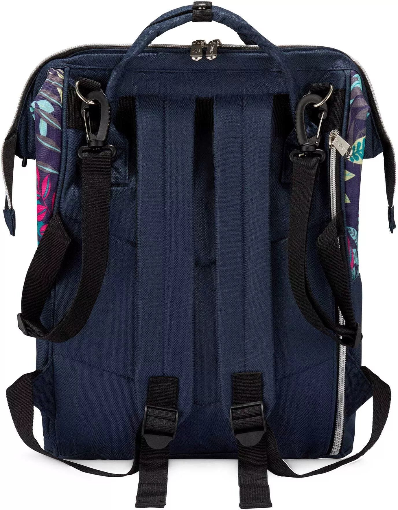 Blue mom backpack with handles Uga