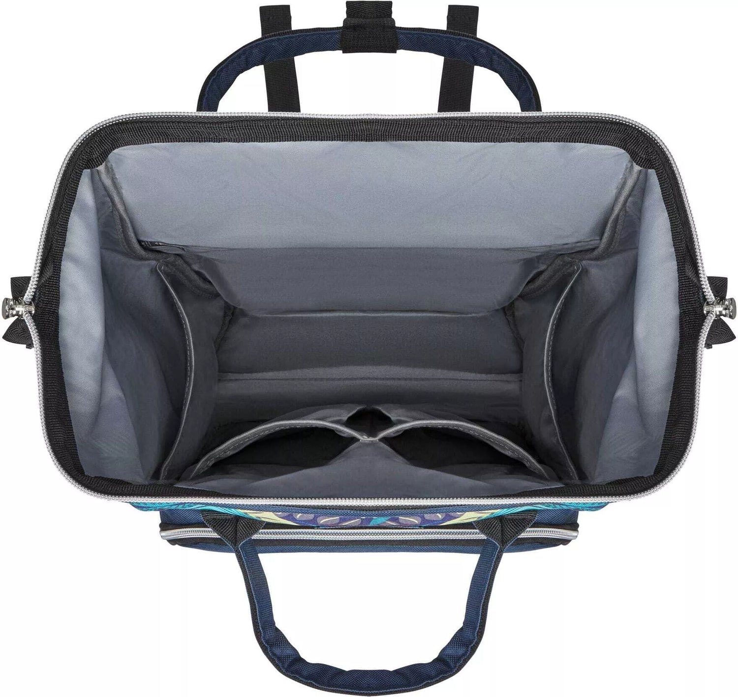 Blue mom backpack with handles Uga