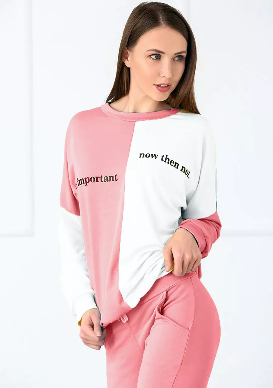 Pink women's tracksuit Rubi