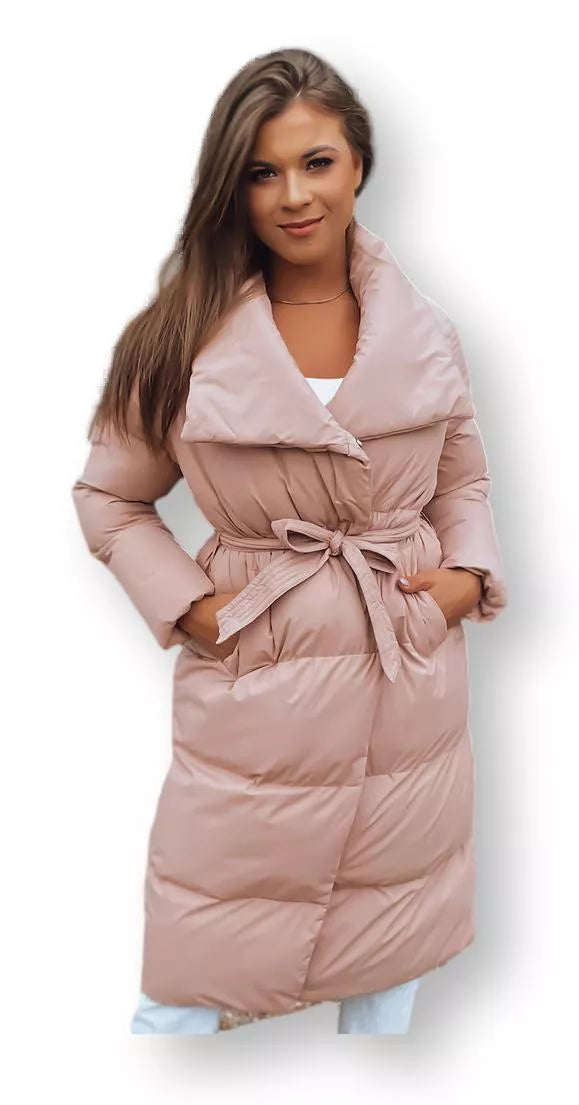 Pink women's quilted jacket Favi