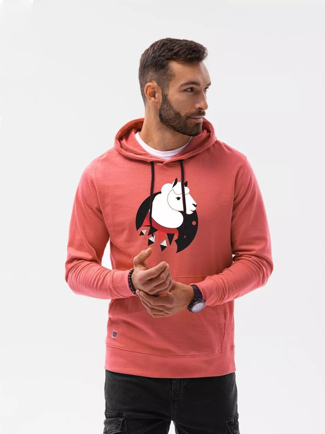 Pink Lama hoodie 