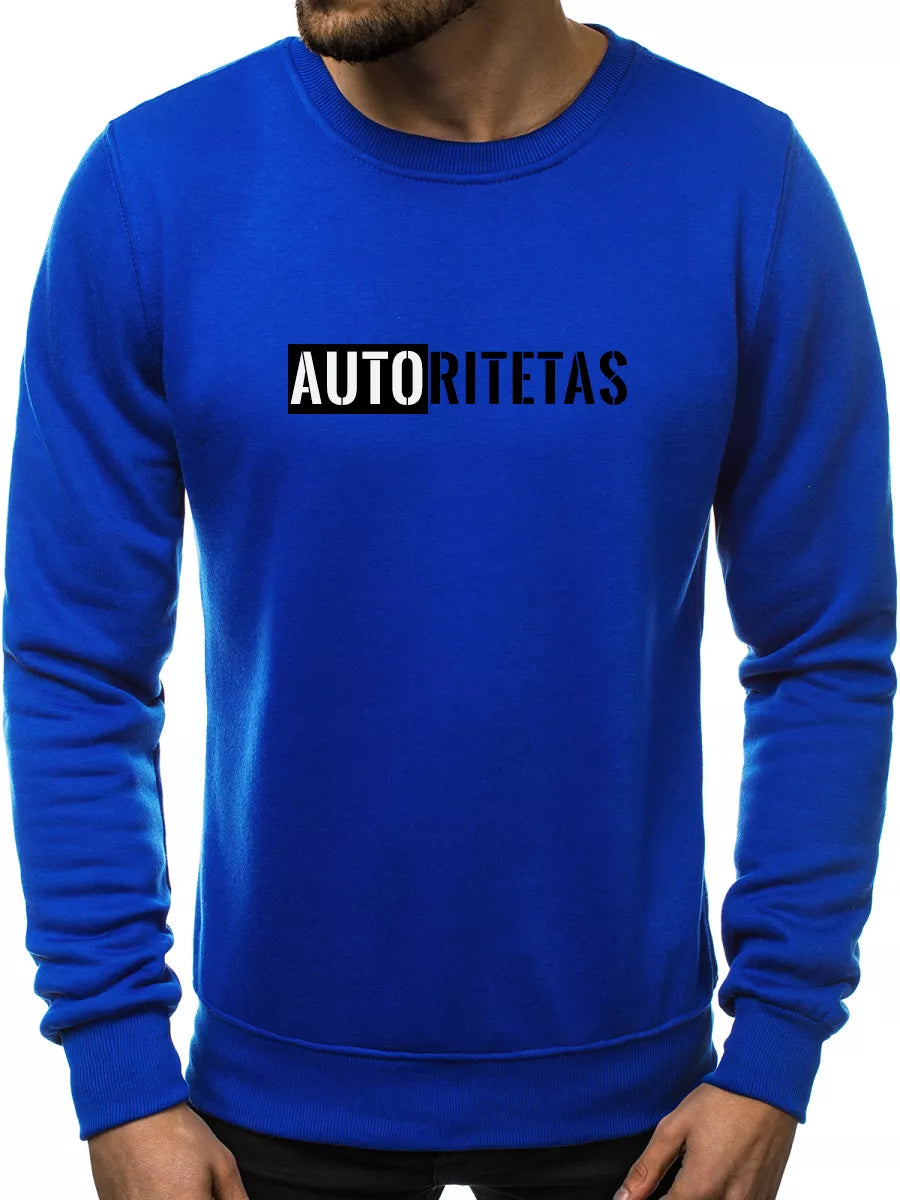 Bright blue men's sweater Authority