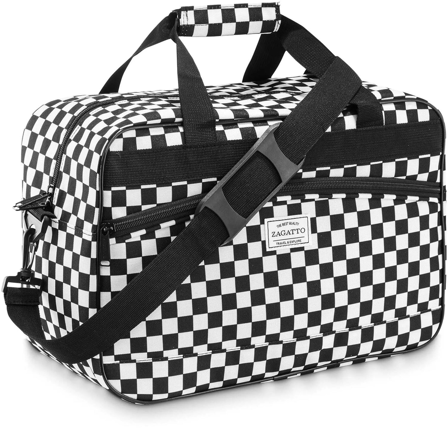 Checkerboard Pattern Travel Bag Mat