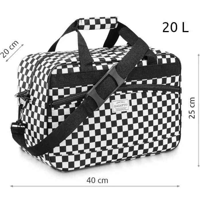 Checkerboard Pattern Travel Bag Mat