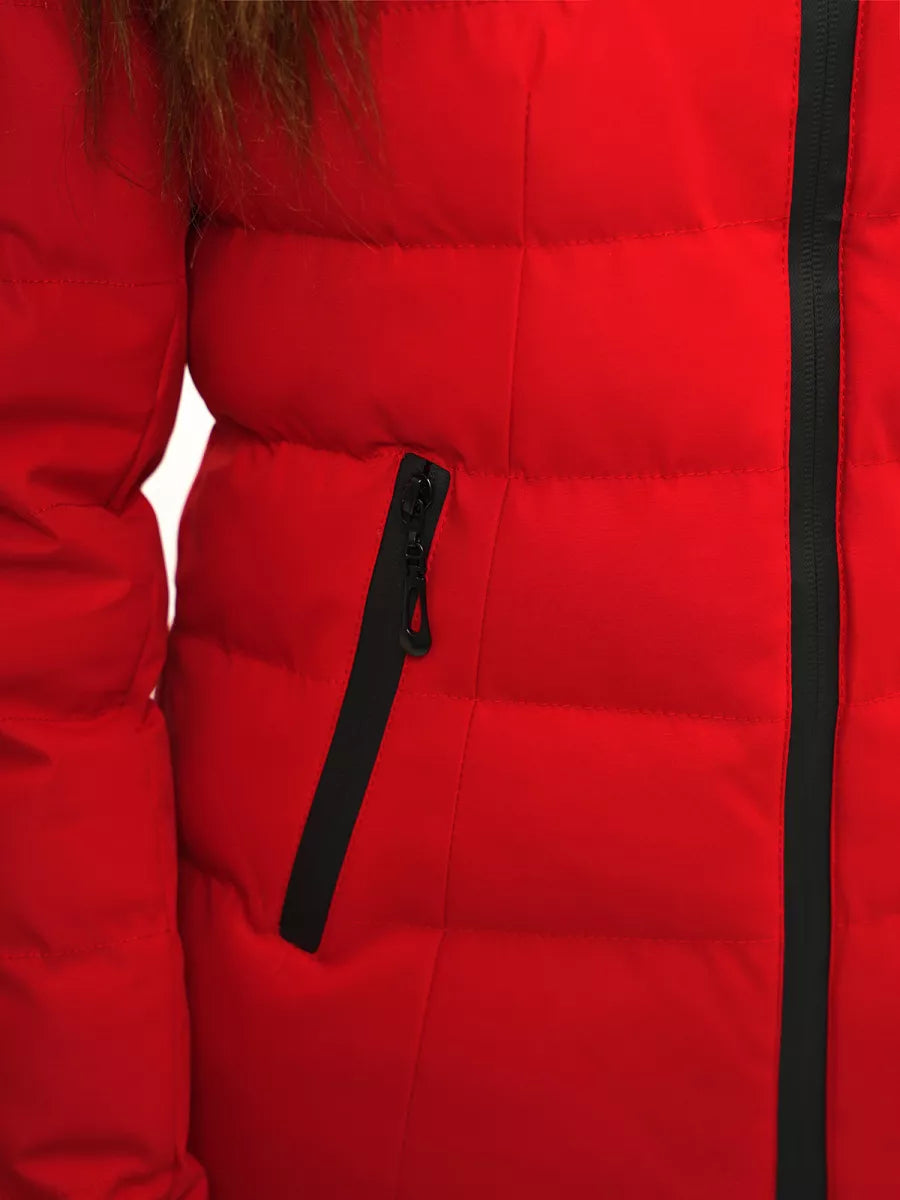 Red women's jacket Jena