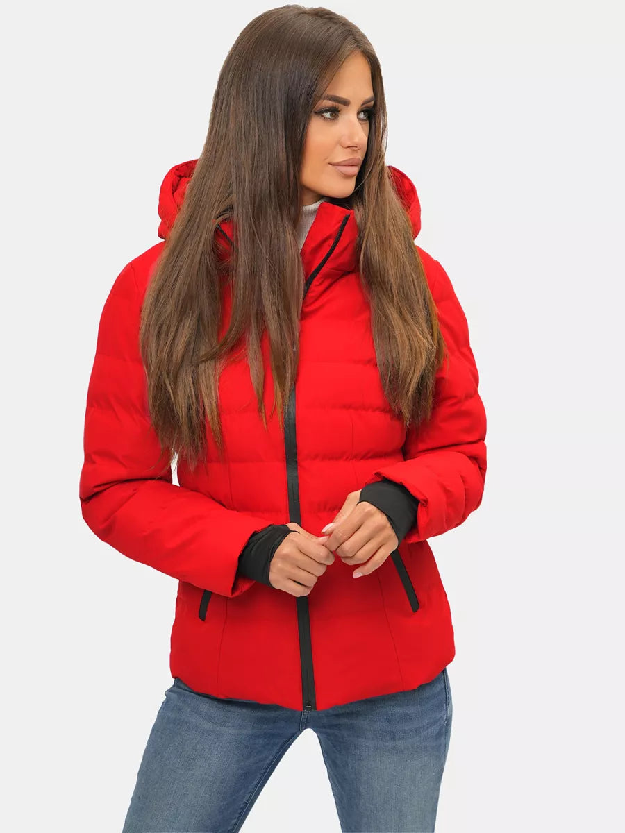 Red women's jacket Jena