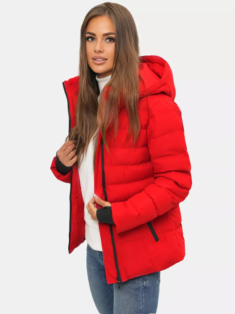 Red women's jacket Jena