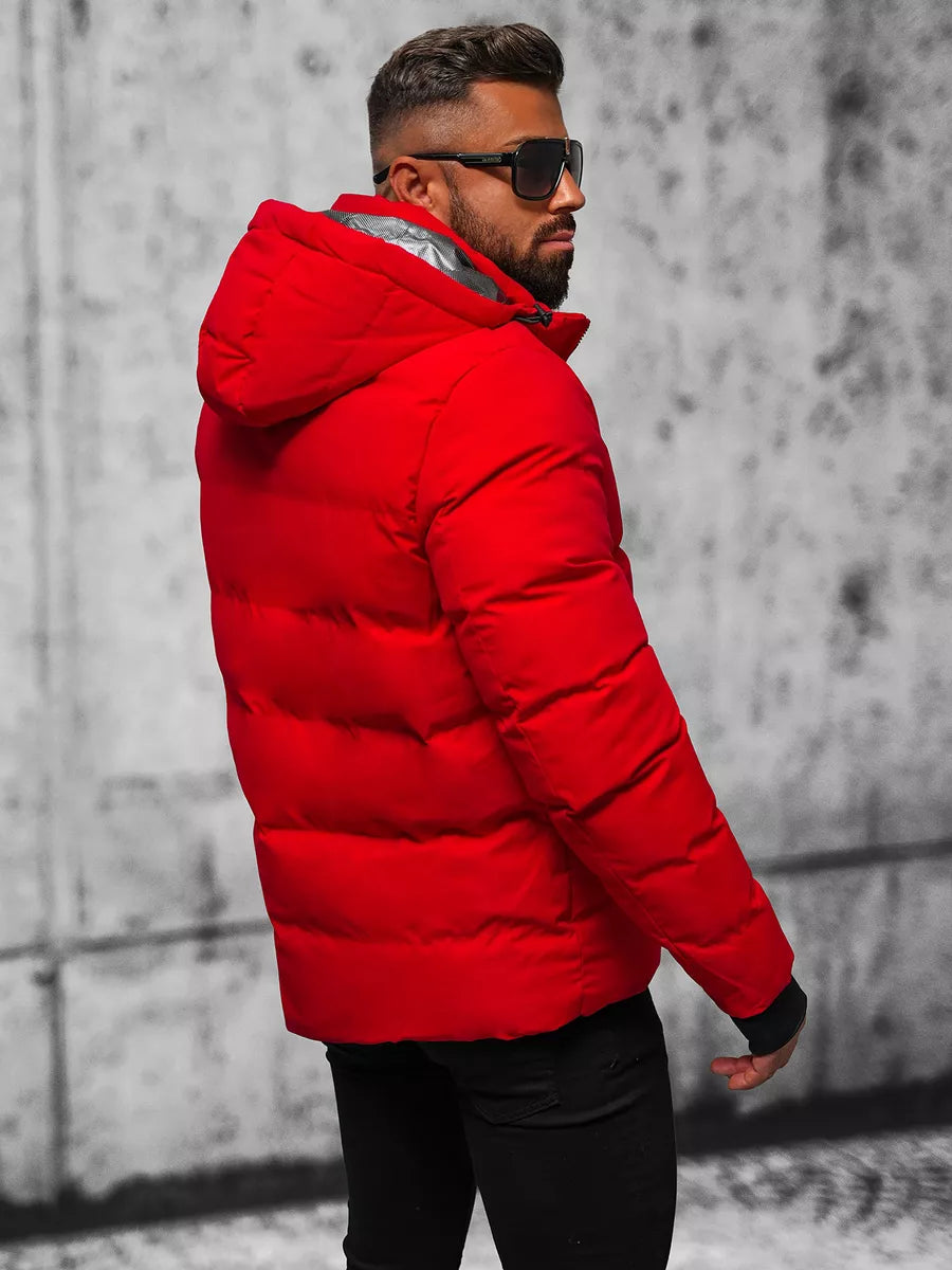 Red men's jacket Merik