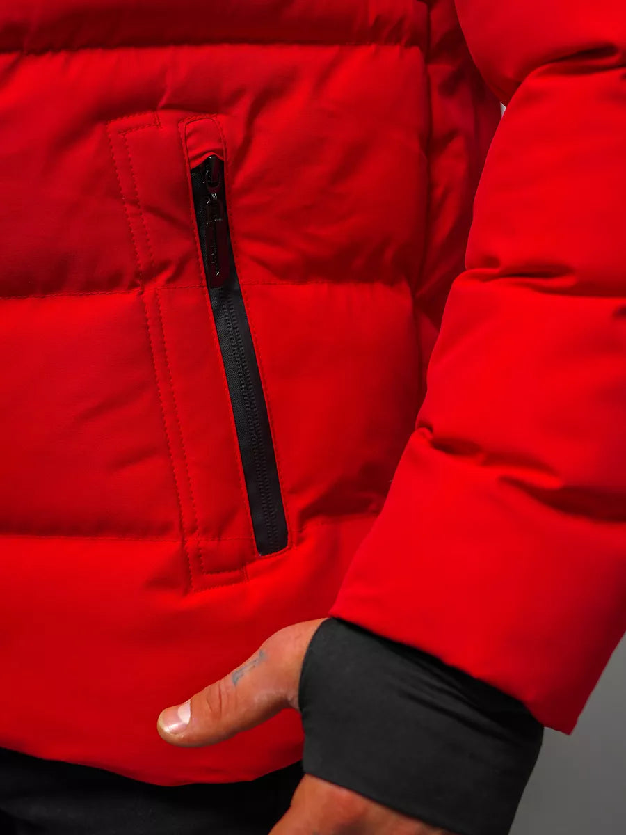 Red men's jacket Merik