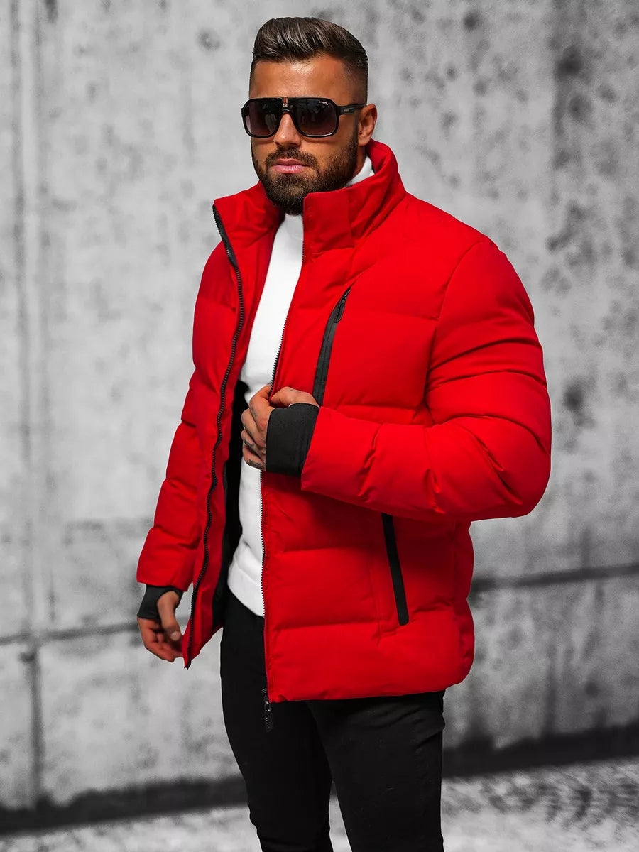 Red men's jacket Merik