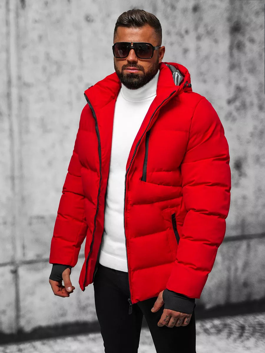 Red men's jacket Merik