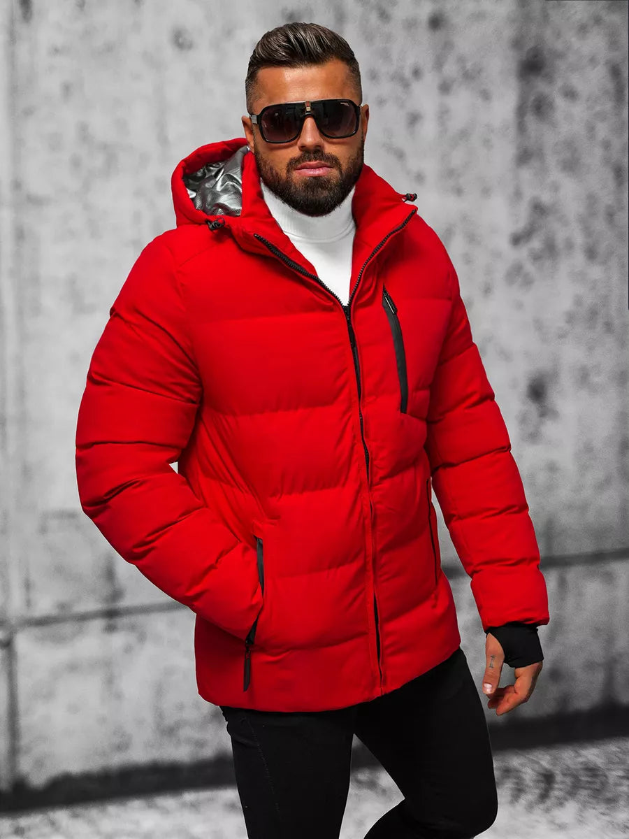 Red men's jacket Merik