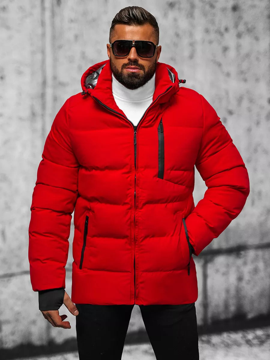 Red men's jacket Merik