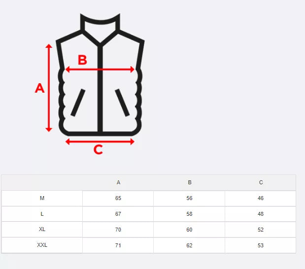 Men's red vest Minel