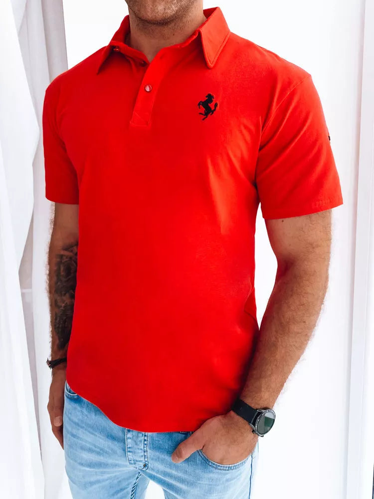 Red polo shirt Horen