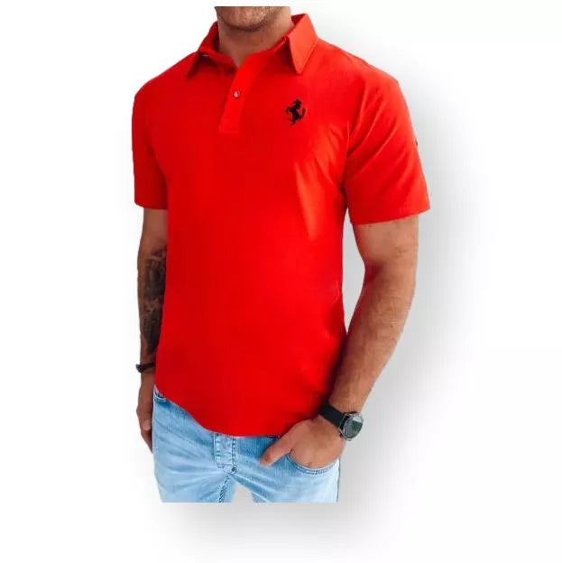 Red polo shirt Horen