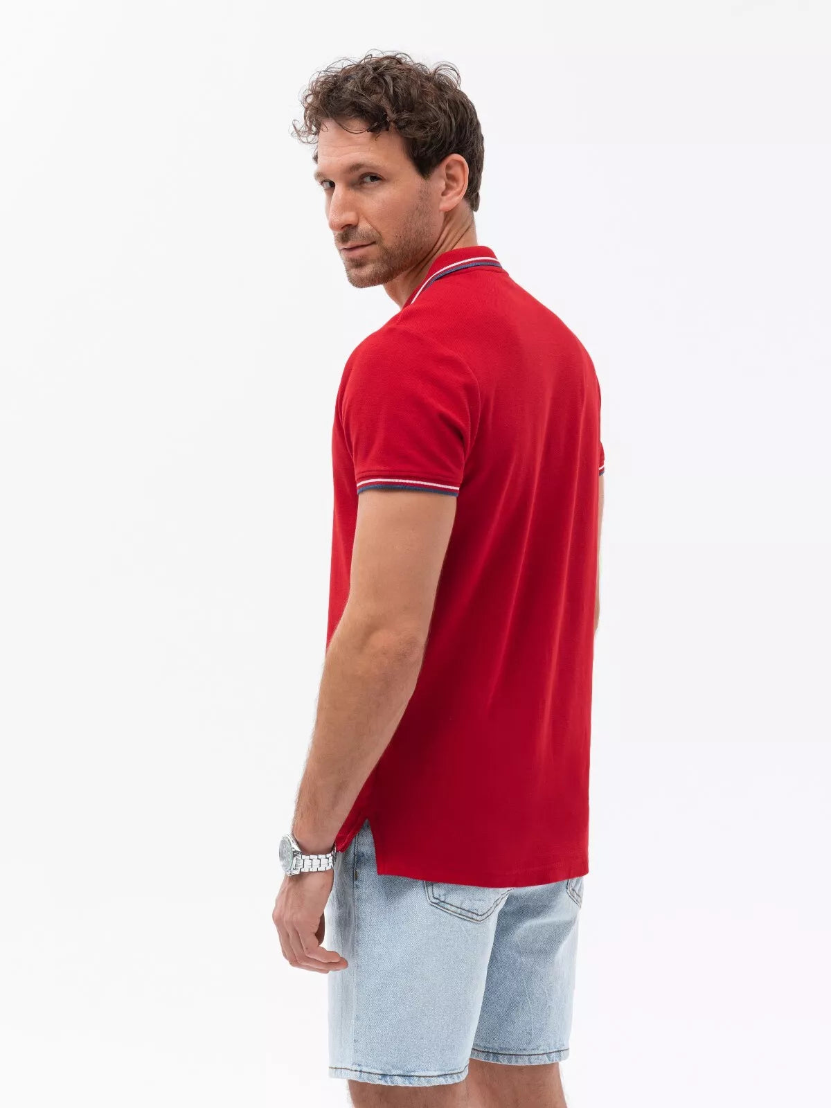 Red polo shirt Karol