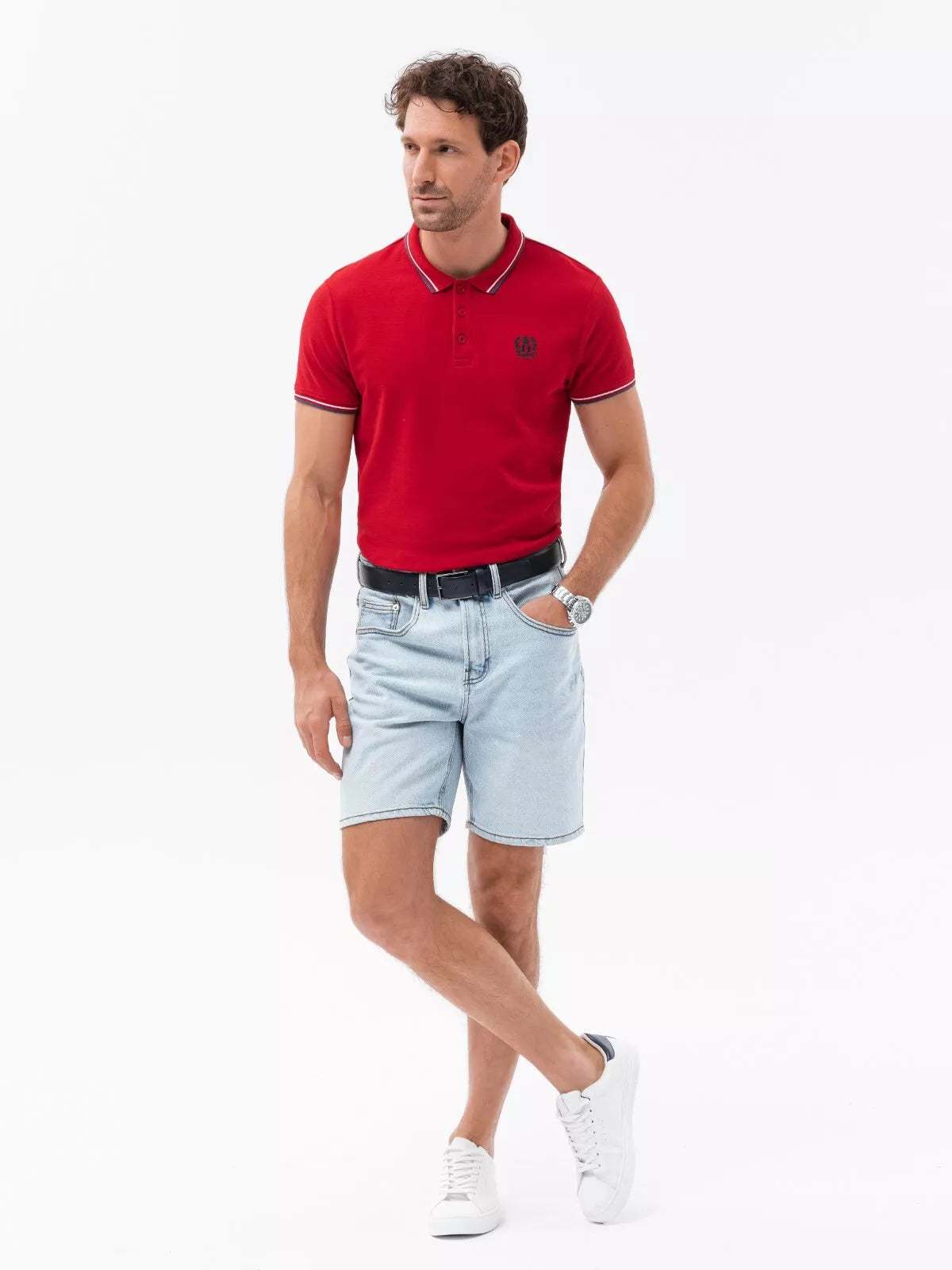 Red polo shirt Karol