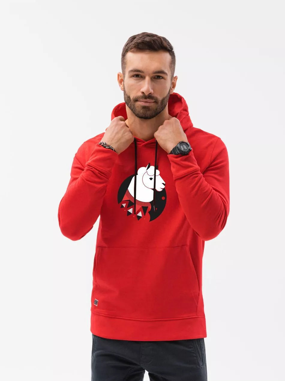 Red hoodie Lama 