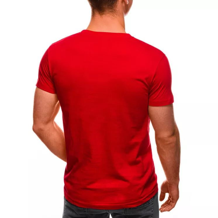 Red men's T-shirt Just do nothing