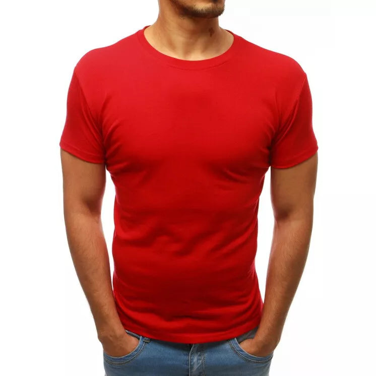 Red men's T-shirt Lika