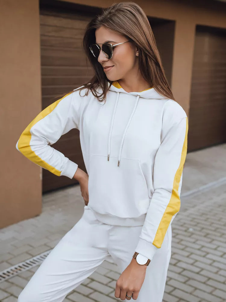 Women's white Duo set.