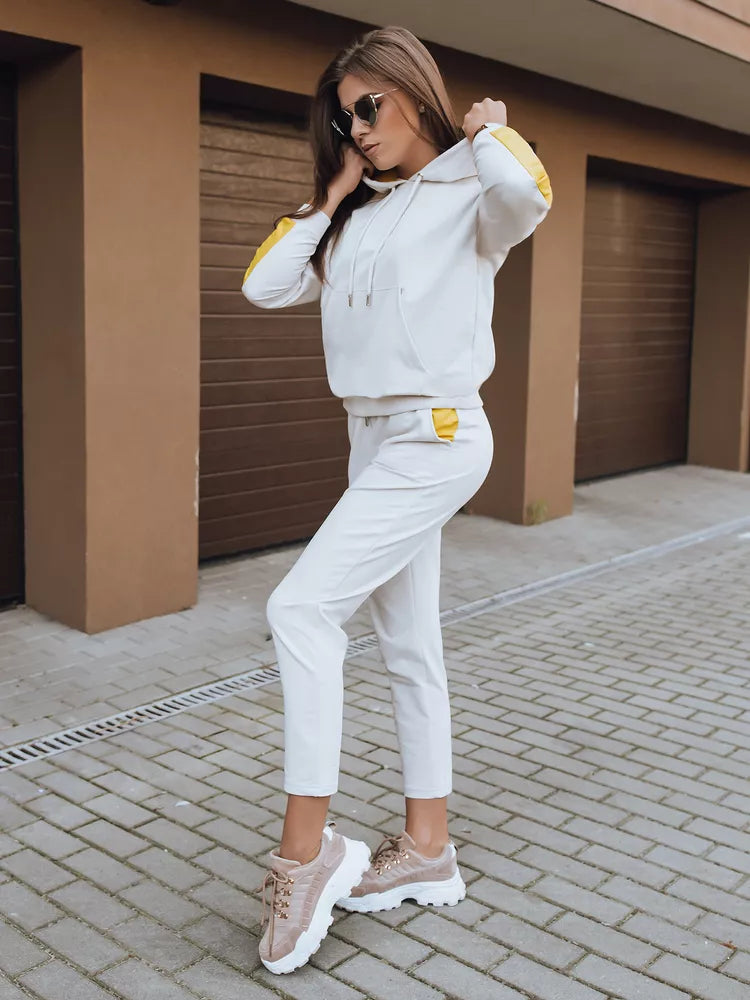 Women's white Duo set.