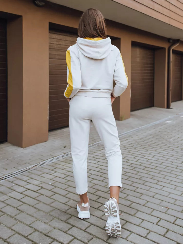 Women's white Duo set.