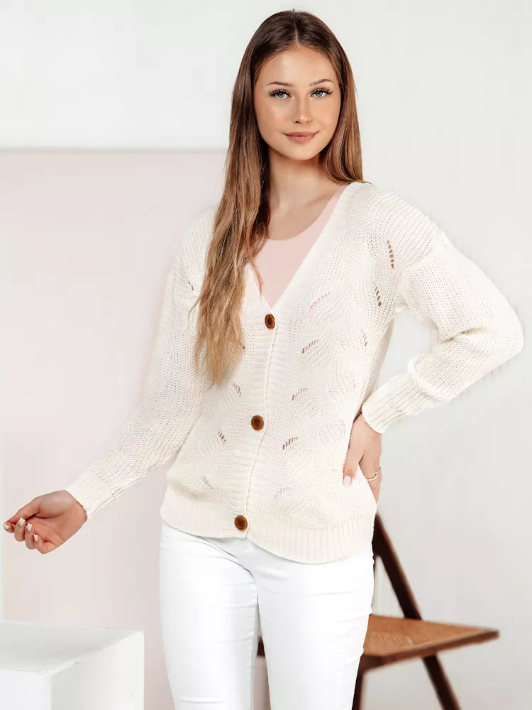 Women's white sweater Livi