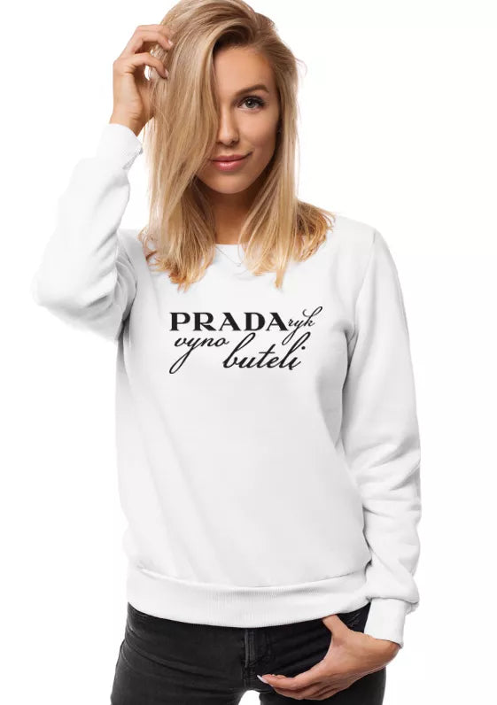 Women's white sweater Prada