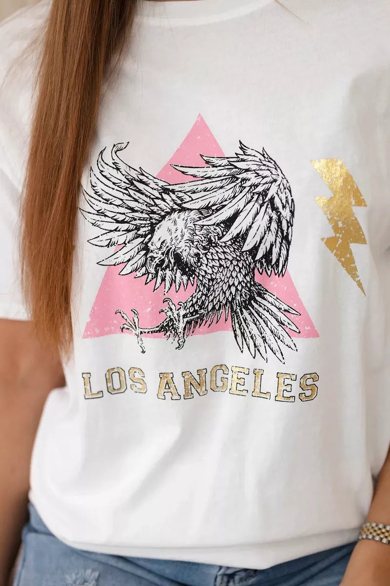 Women's white T-shirt Eagle