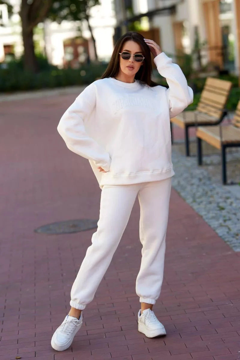 Women's white Copenhagen set.