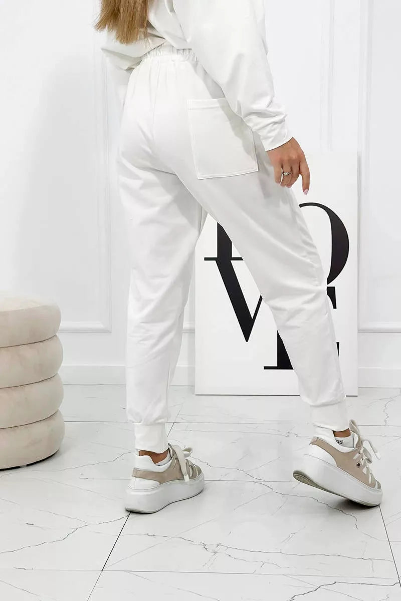 Women's white Evoli set.