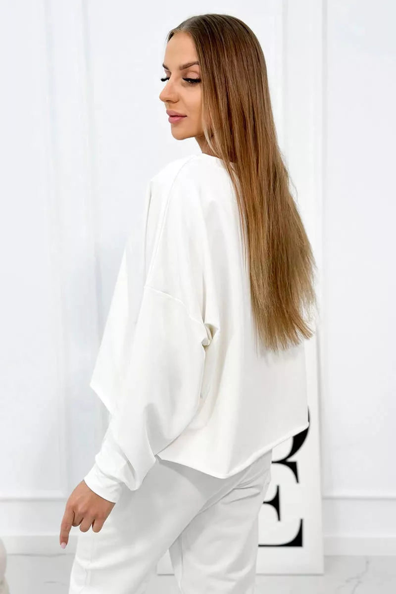 Women's white Evoli set.