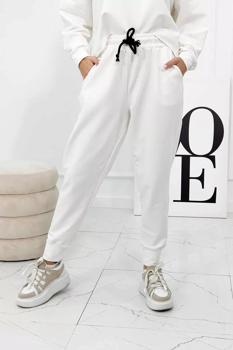 Women's white Evoli set.