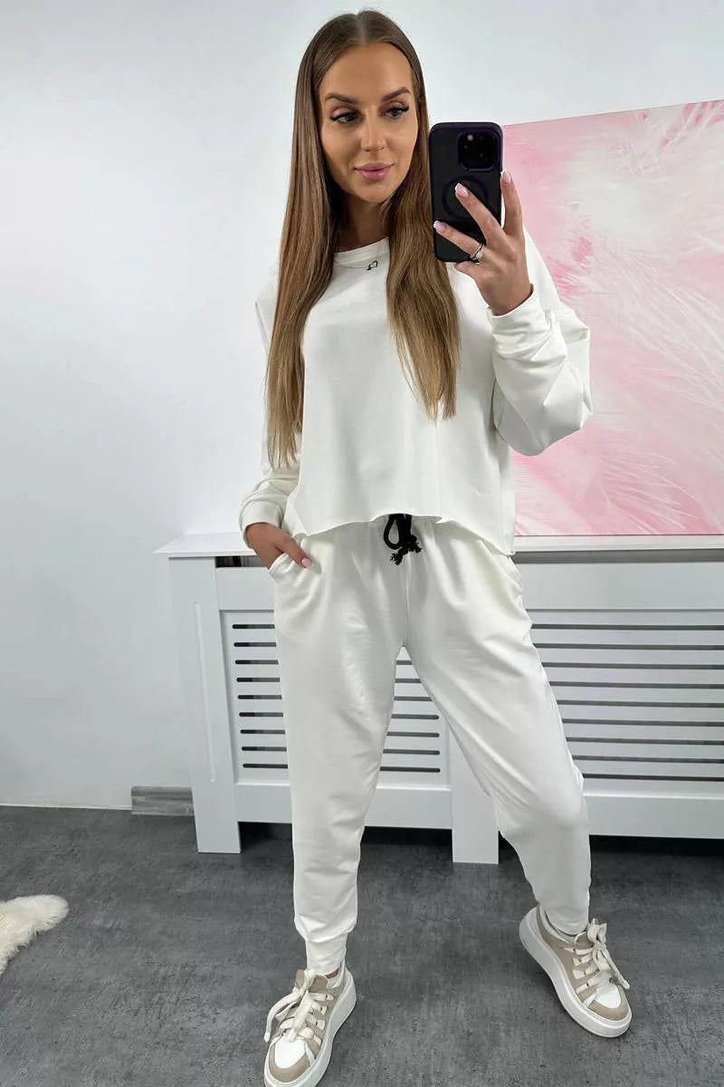 Women's white Evoli set.