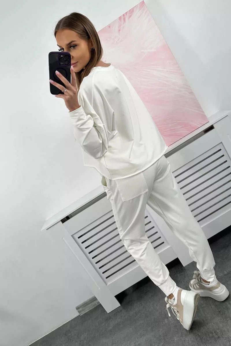 Women's white Evoli set.